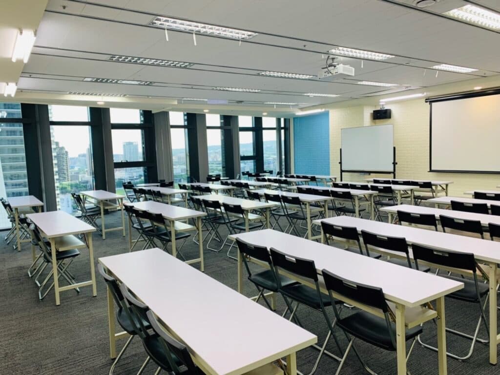 台中NTC 12樓教室|台中西屯區教室租借,可容納120人